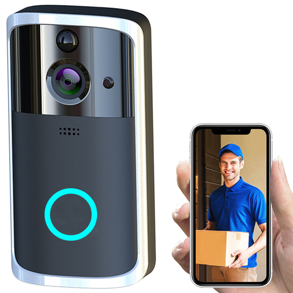 WiFi Video Doorbell Camera with Two-Way Audio and Motion Detection