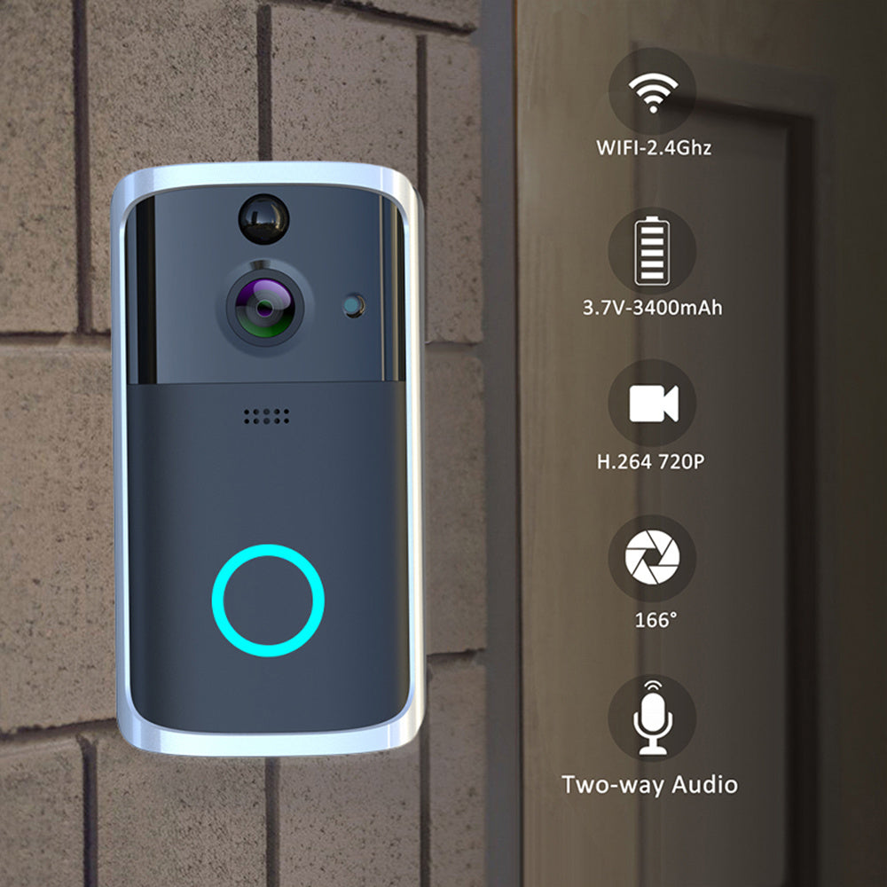 WiFi Video Doorbell Camera with Two-Way Audio and Motion Detection