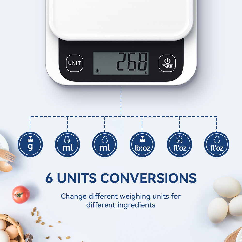 Smart Digital Kitchen Scale with Nutrition Calculator App – Food Calorie & Baking Scale