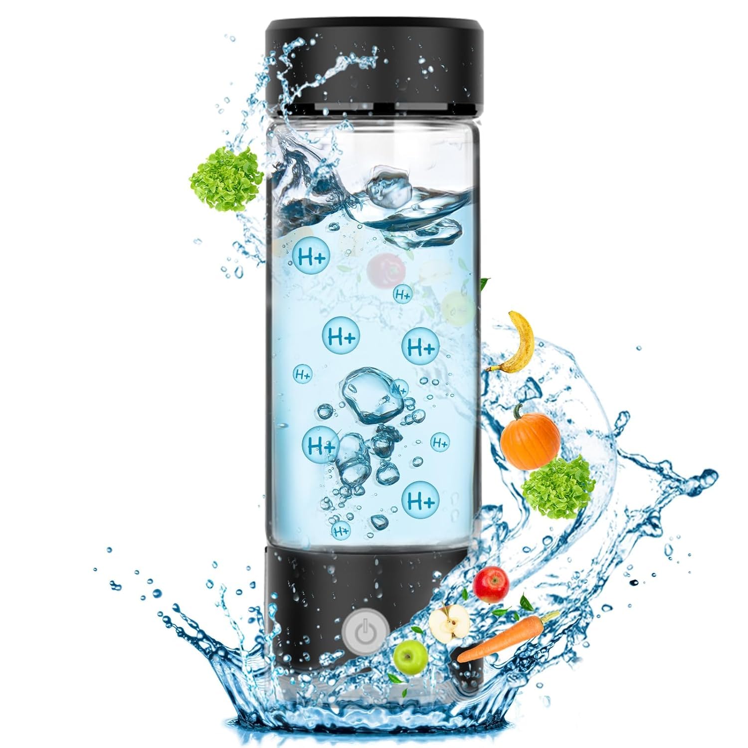 Electric Hydrogen Water Bottle – Portable Hydrogen-Rich Water Generator with Rechargeable Technology, Antioxidant Benefits